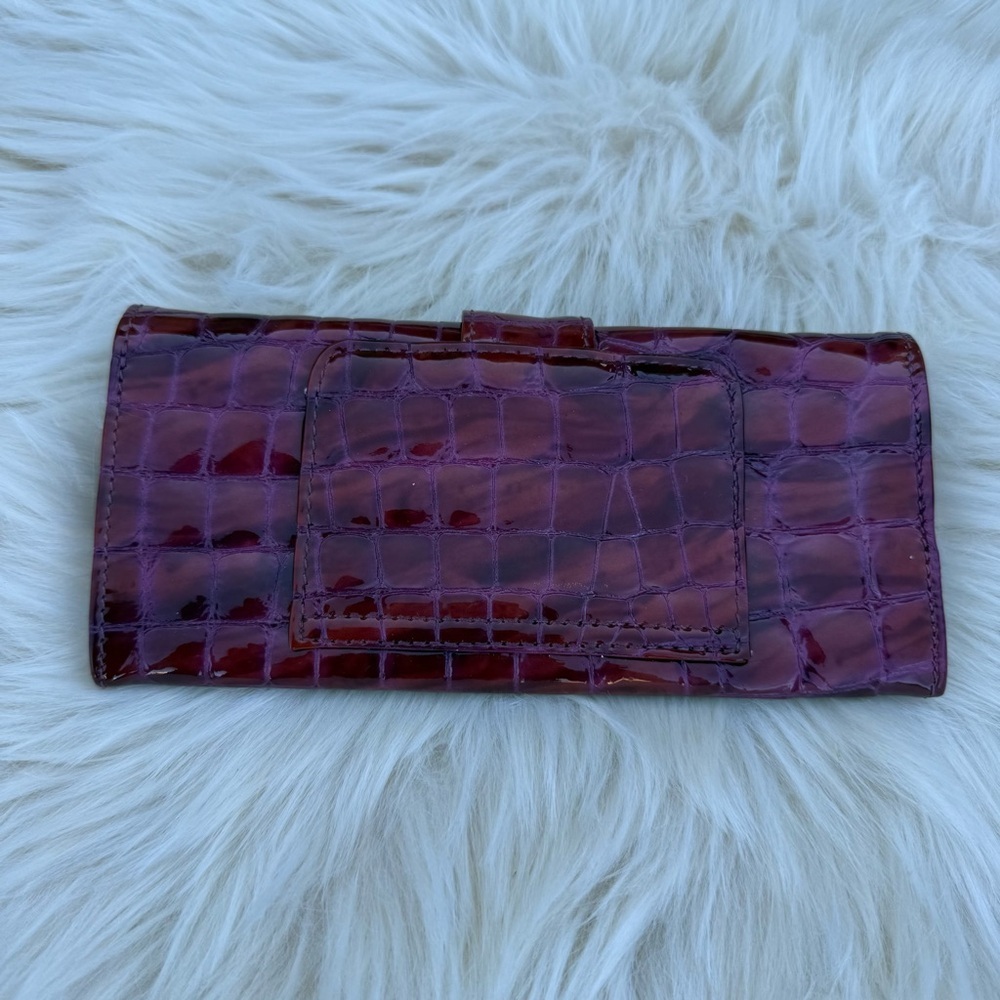 Brighton Croc Embossed Wallet - Picture 2 of 5